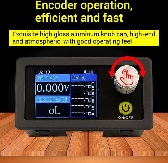 Aideepen T459 DC 5 V Vierdraht Batterie-Innenwiderstandstester mit Bluetooth und App-Display in Schwarz - Bild 1