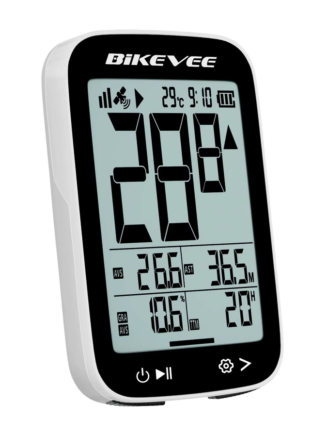 Bikevee GPS-Fahrradcomputer wasserdichter kabelloser Fahrrad-Tachometer für Mountainbike und Rennrad - Bild 7
