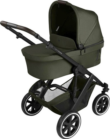 ABC Design Kombikinderwagen Salsa 5 Air 3in1 in Grün inklusive Wickeltasche, Moskitonetz und Regenschutz