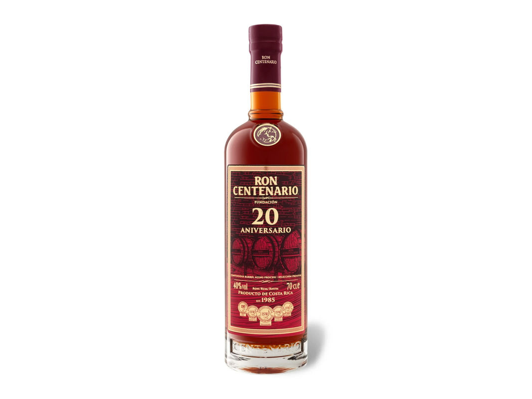 Ron Centenario Fundación Rum 20 Jahre aus Costa Rica mit Geschenkbox, 0,7 l, 40% Vol. - Bild 3