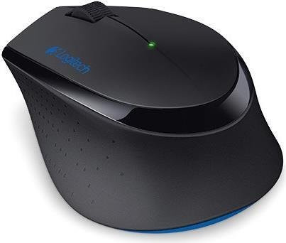 Logitech Wireless Combo MK345 Tastatur-und-Maus-Set drahtlos 2.4 GHz Schwarz Blau US Layout - Bild 1