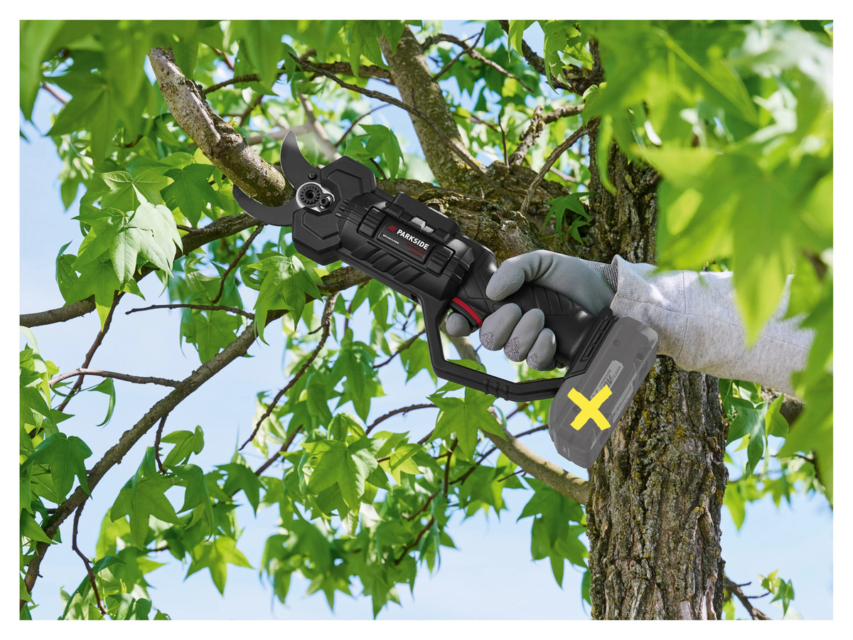 PARKSIDE PERFORMANCE Akku-Astschere 20 V in Schwarz, ohne Akku und Ladegerät - Bild 2