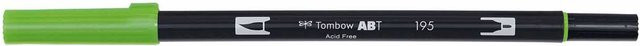 Tombow ABT Dual Brush Pen in Light Green 195 - Bild 1