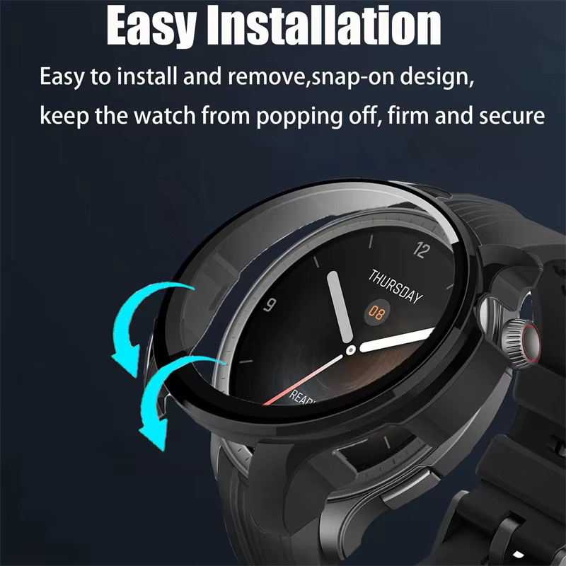 Amazfit Schutzhülle Glas, transparent, Smartwatch Zubehör - Bild 4