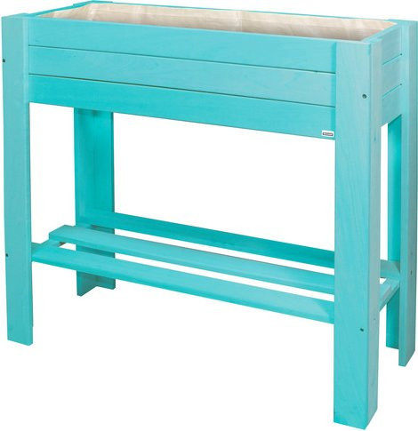 WAGNER SYSTEM Hochbeet aus Holz in Türkis, B/T/H: 70,0 x 34,5 x 34,5 cm - Bild 1