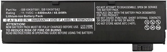 CoreParts Akku MBXLE-BA0292 in Schwarz für Lenovo Thinkpad P51S, T470 und T570 - Bild 1