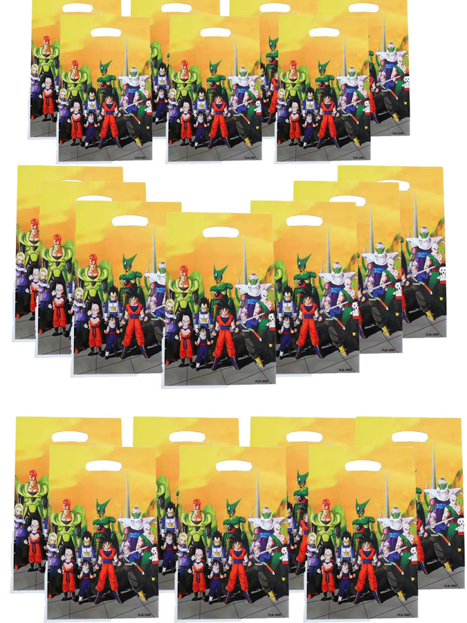 Bandai Dragon Ball Goku Party-Geschenktüten mit Griffen, bunte Papiertüten für Geburtstagsdekoration und Goodie-Bags - Bild 6