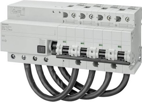 Siemens RCBO FI-Schutzschalter und Leitungsschutzschalter 125A 0.3A 400V in Weiß - Bild 1