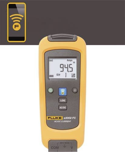 Fluke FLK-a3002 FC Digitales Hand-Multimeter mit Stromzange und Datenlogger, CAT III 1000 V / CAT IV 600V, Gelb - Bild 1