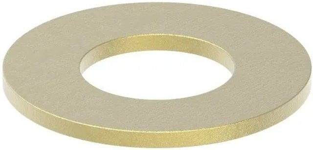 FeNau Messingscheibe für Torband, Farbe: Gold, Durchmesser: 25,0 cm, Dicke: 2,0 cm, Breite: 12,5 cm - Bild 1