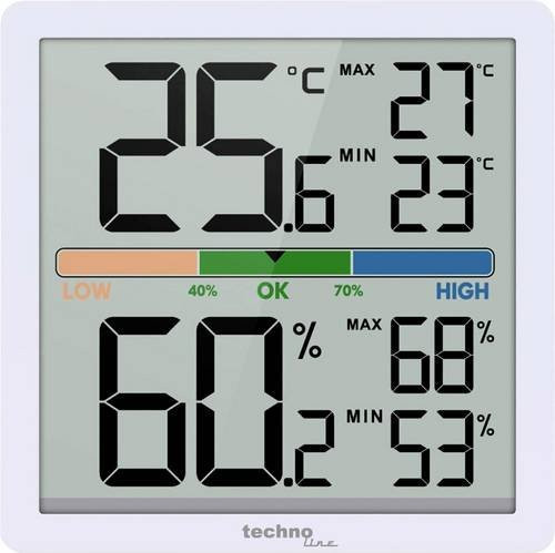 Techno Line Thermo-Hygrostation Thermo-Hygrometer WS9472 - Bild 1