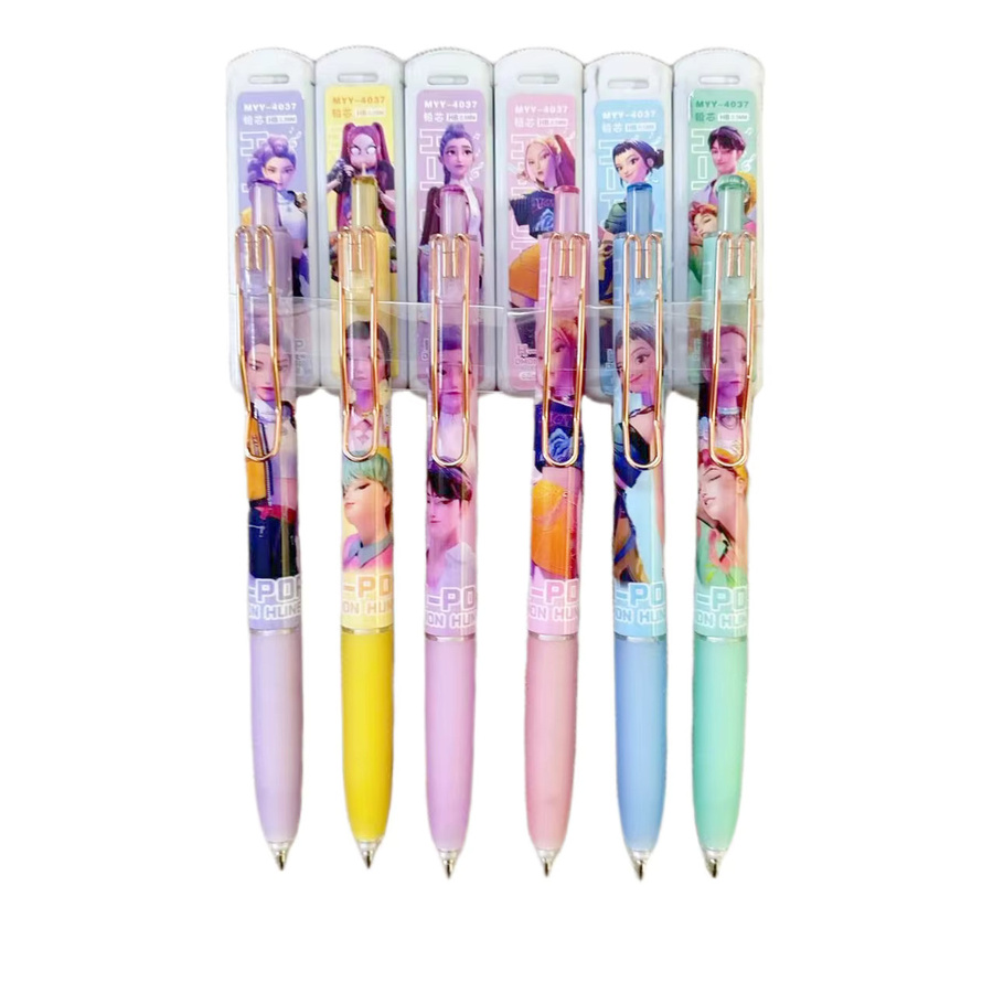 Bandai Anime Hunters Girls Lumi Mila Zoi HB Druckbleistifte mit Ersatzminen und einziehbarem Mechanismus - Bild 2