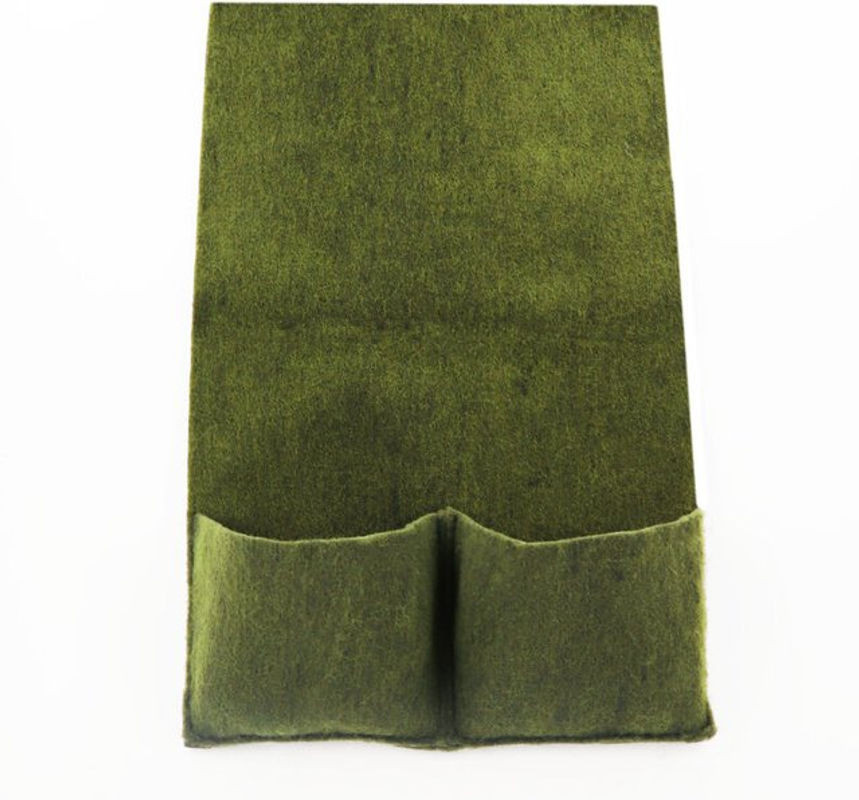 Aquagart Pflanztaschen Ufermatte aus Polypropylen in Grün für die Teichfolie, 7 Stück - Bild 1