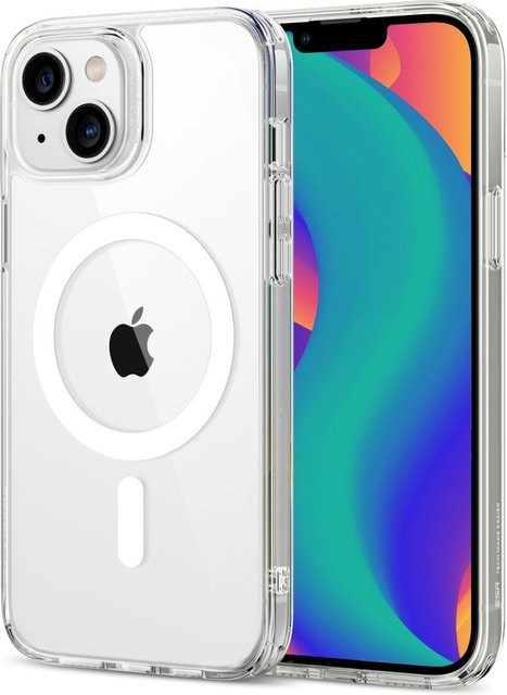 ESR Classic Hybrid MagSafe Schutzhülle für Apple iPhone 14 und iPhone 13, Transparent - Bild 1