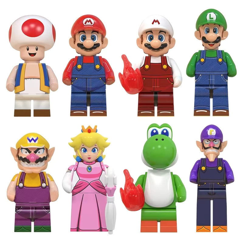 Bandai Super Mario Dinosaurier-Figur, Montage-Bausteine, Kunststoff, Bunt / Mehrfarbig - Bild 1