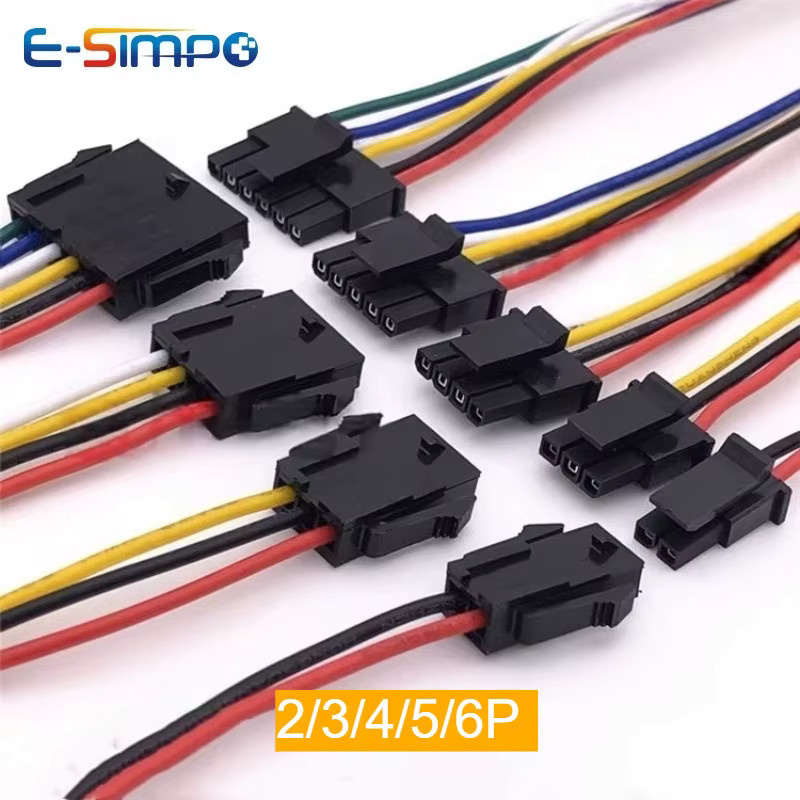 5er Set Molex Micro-Fit 3.0 Stecker Set 20AWG mit 2/3/4/5/6 Pin Optionen in Multicolor, Längen: 20/30/50 cm - Bild 3