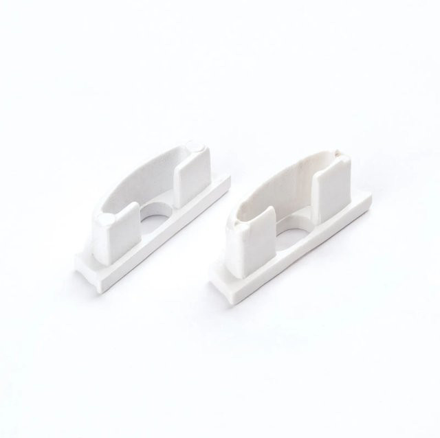 Orion Lightstyle Aluminium Kurven Profil 1090 Endstück aus Aluminium, 2 Stück - Bild 1