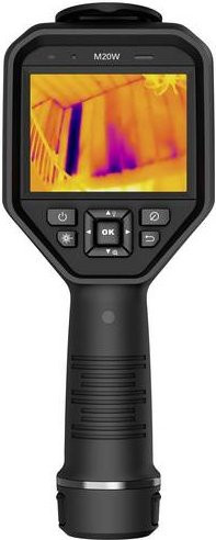 HIKMICRO M20W Wärmebildkamera in Schwarz mit 256 x 192 Pixeln, 25 Hz, WiFi und Touchscreen für Temperaturen von -20 bis +550 °C - Bild 1