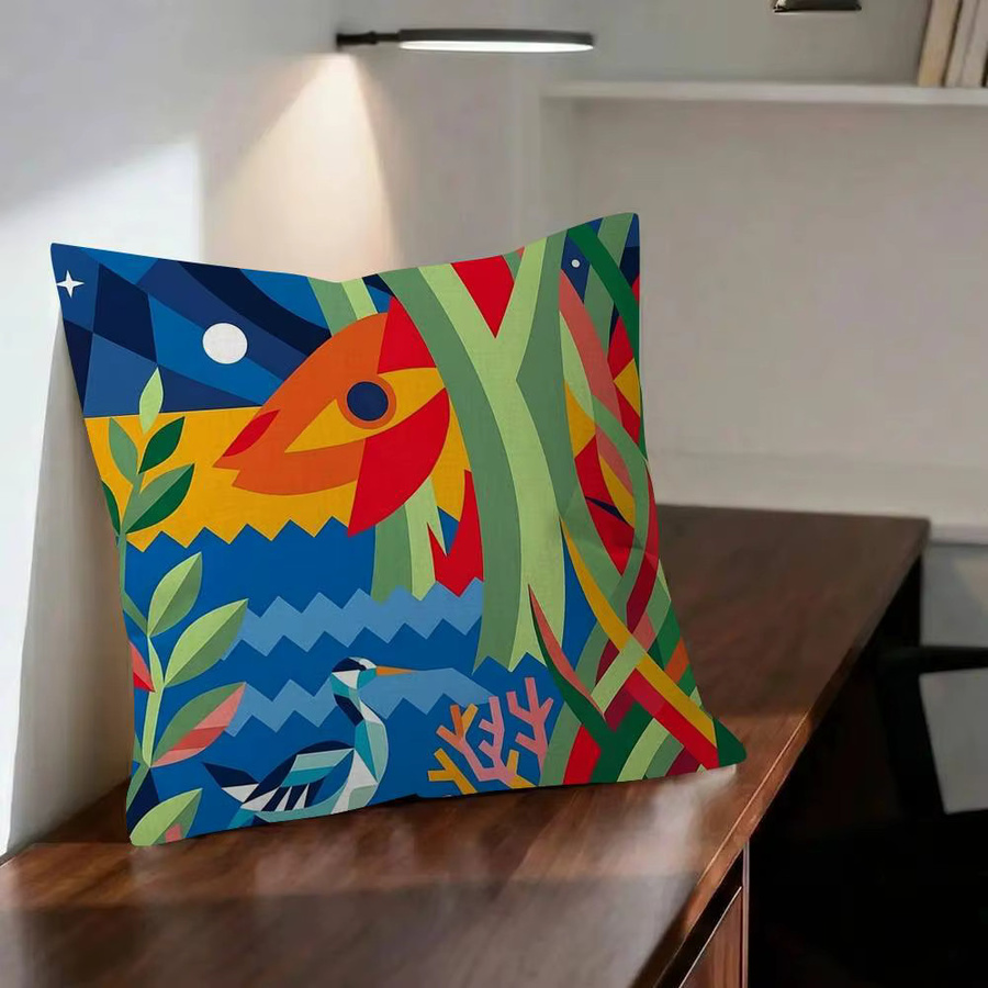 Beast Kingdom Kissenbezug Square Graphic Design im Country House Stil, Breite: 30 cm, Höhe: 30 cm - Bild 3