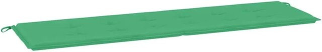 vidaXL Gartenbank-Auflage Grün aus Oxford-Gewebe, B/T/H: 180 x 50 x 3 cm - Bild 1