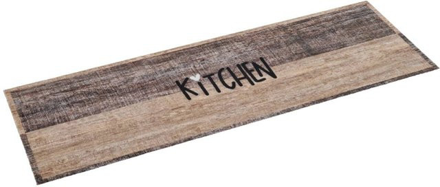 Küchenläufer Cook&Wash love suisse kitchen natur braun B/L: 50 x 150 cm - Bild 1