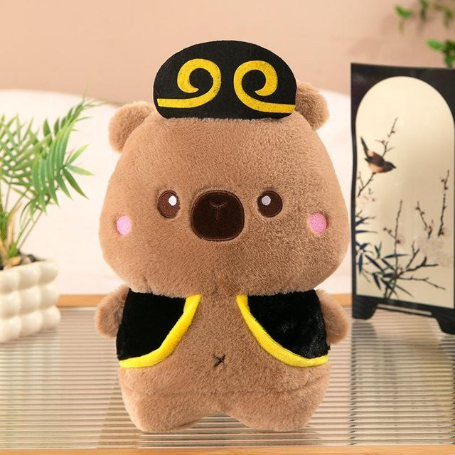Yiran toy Capybara Affenkönig Plüschtier, Braun, 50cm - Bild 1