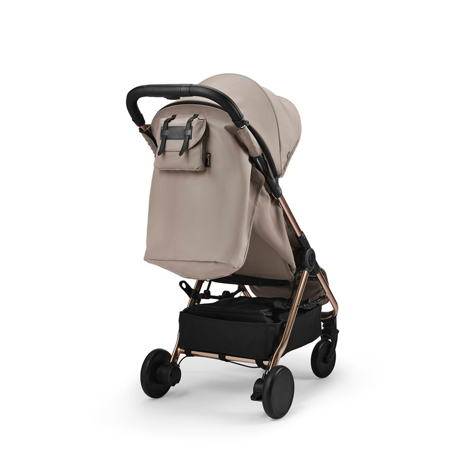 Elodie MONDO Buggy in Tender Taupe mit faltbarem Gestell aus recyceltem Polyester und Kunstleder - Bild 2