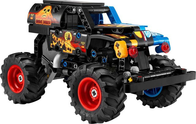 LEGO Technic Monster Jam Grave Digger Feuer und Eis Konstruktionsspielzeug - Bild 3