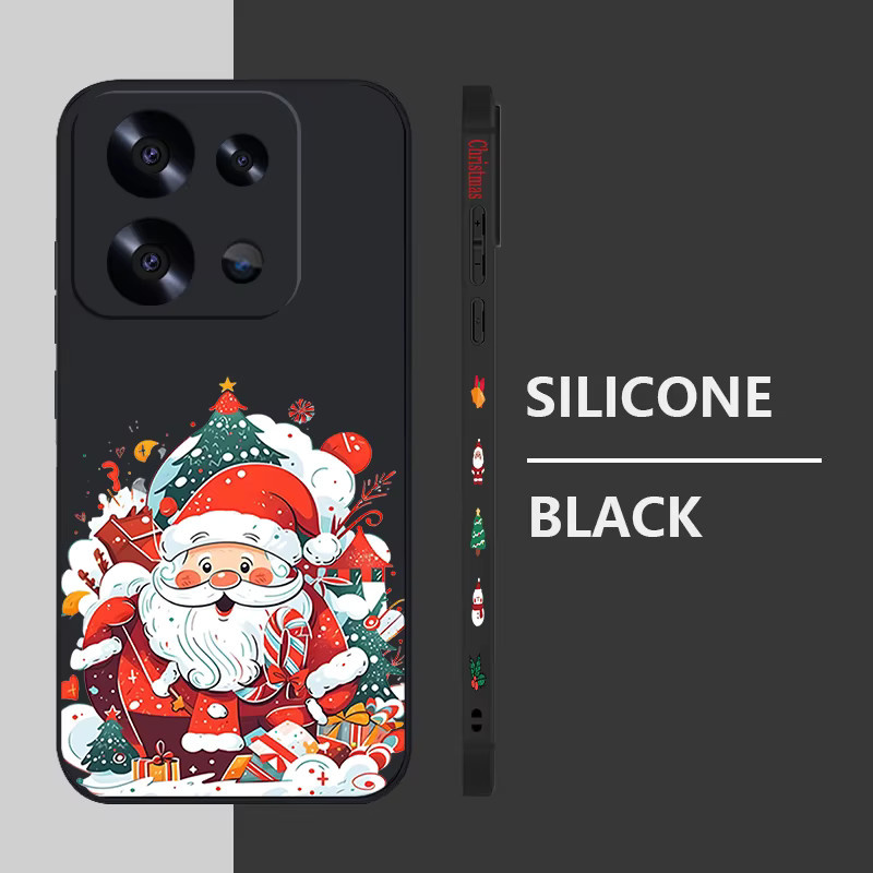 Stoßfeste weiche Silikonhülle für Xiaomi Redmi Note 14 13 Pro 5G 14 Pro Plus Note 13 14 4G 13C in Schwarz und Grau - Bild 1