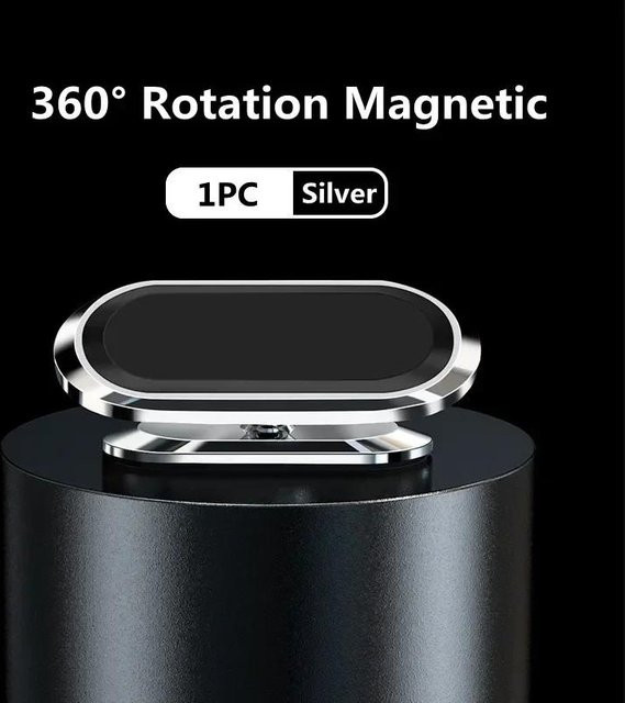 Magnetische Autohalterung VIKEFON für iPhone und Samsung in Silber - Bild 1