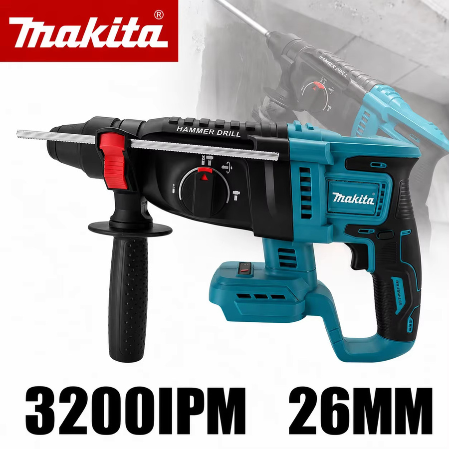 Makita Akku Bohrhammer 26mm mit bürstenlosem Motor für 18V Akku-Systeme - Bild 7