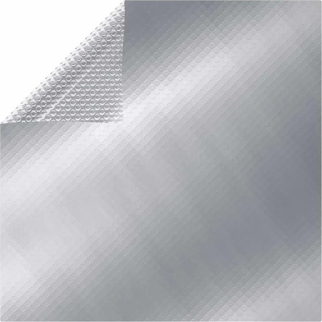 vidaXL Solar-Poolabdeckung aus PE in Silber, B/T: 549 x 274 cm - Bild 1