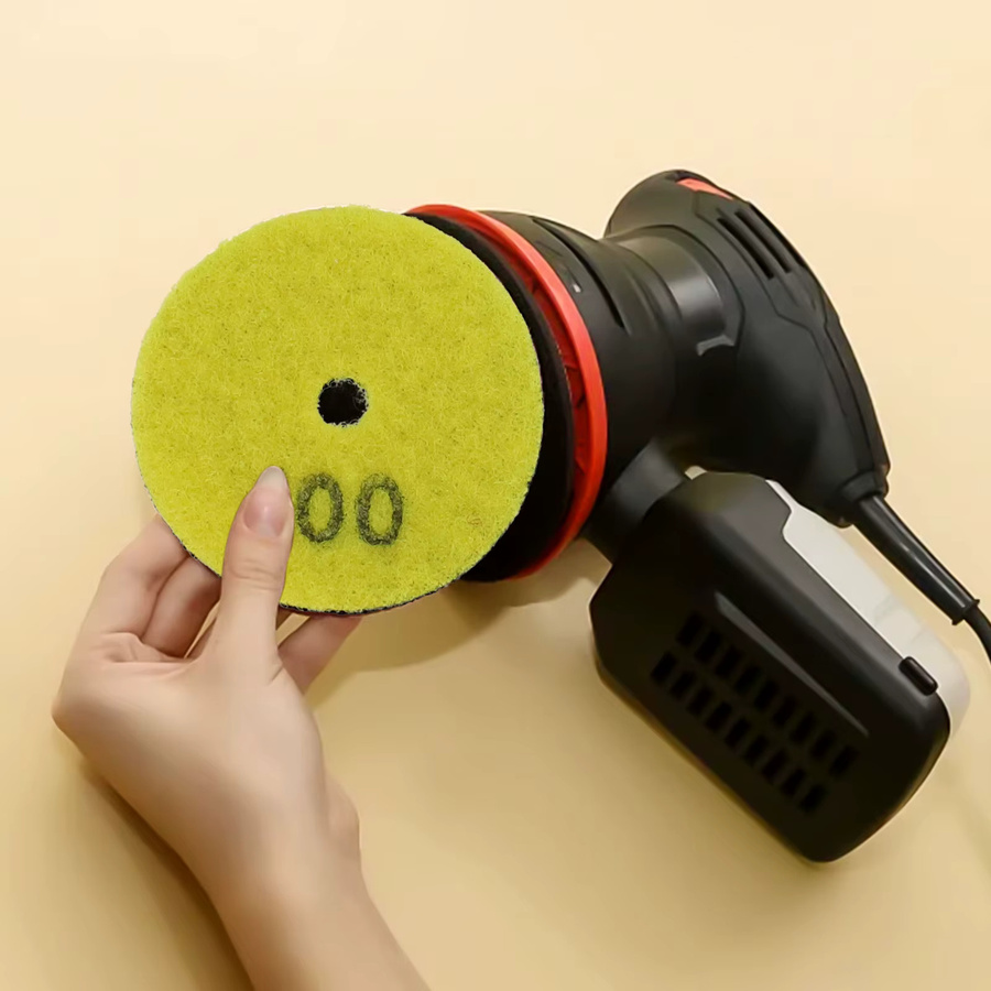 Vibratite Trocken Polierpad für Granit und Marmor, Schleifscheibe zum Polieren von Stein, Durchmesser: 50 mm - Bild 3