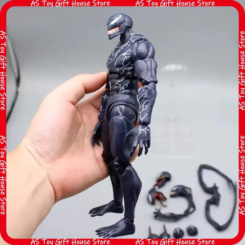 Hot Toys Marvel Venom 2 Shf Anime Actionfigur, Kunststoff, Schwarz - Bild 4