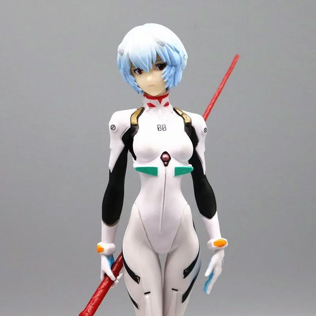 Bandai Neon Genesis EVANGELION Eva Ayanami Rei, Actionfigur, Kunststoff, Weiß - Bild 1