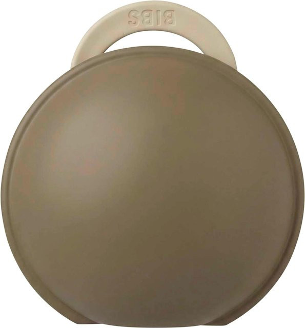 BIBS Schnuller Set mit Schnullerbox für 0-6 Monate in Beige und Braun aus Naturkautschuk und Polypropylen - Bild 1