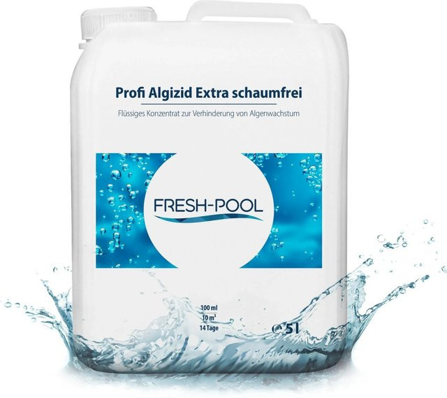 Fresh-Pool Profi Algizid Extra Schaumfrei Algenmittel für deinen Pool, 5 Liter - Bild 1