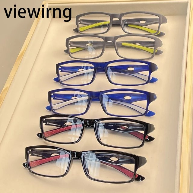 Viewring Lesebrille, Vollrand, rechteckig, Kunststoff, Unisex - Bild 1