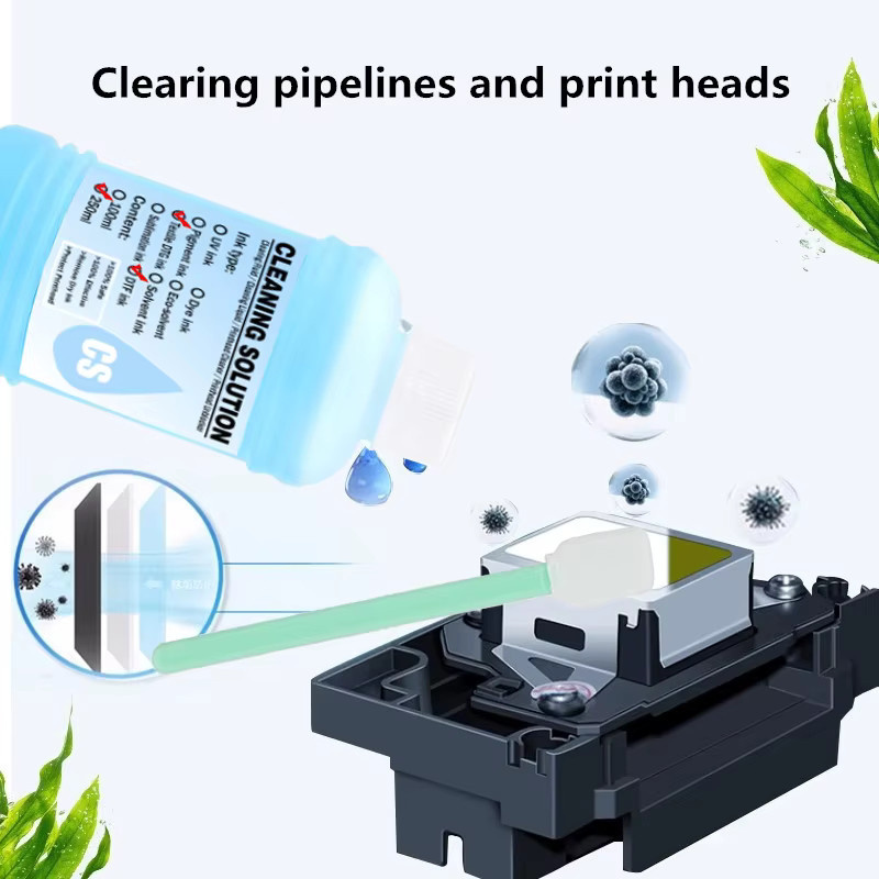 Epson DTF und DTG Tintenreinigungslösung für DX4 DX5 DX7 L1800 L805 L800 I3200 - Bild 2
