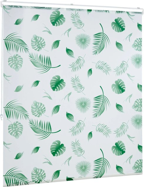 Relaxdays Duschrollo aus Kunststoff und Aluminium in Weiß, wasserabweisend, B: 140 cm x H: 240 cm - Bild 1