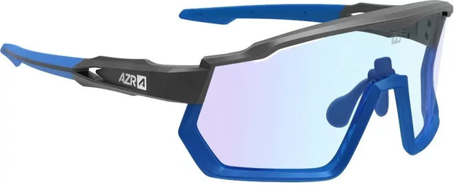 AZR Kromic Pro Race RX Photochromatische Sonnenbrille, Wrap, Unisex, Schwarz, Blau - Bild 1