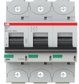 ABB S803N-D50 Leitungsschutzschalter 50A 400V Grau - Bild 1