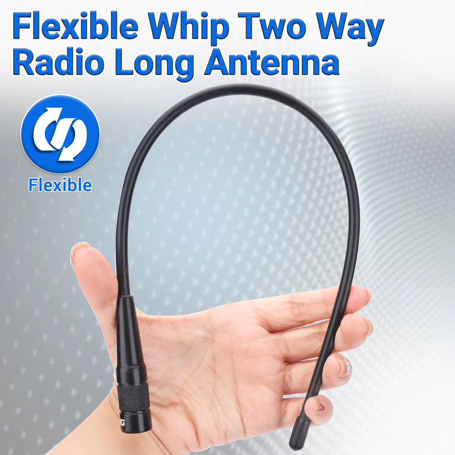 Baofeng BF-771 PRO Dual Band Peitschenantenne mit SMA-Stecker in Schwarz für 136-174/400-520 MHz, kompatibel mit Baofeng P15UV, Yaesu und TYT TH-UV8000D MD-390 - Bild 3