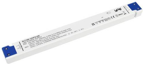 Self Electronics LED-Trafo SLT100-12VFG-UN, 96.0W, 12V, Weiß - Bild 1