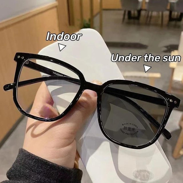 Dote Myopiebrille, square, Vollrand, Kunststoff, unisex, transparent, black - Bild 1