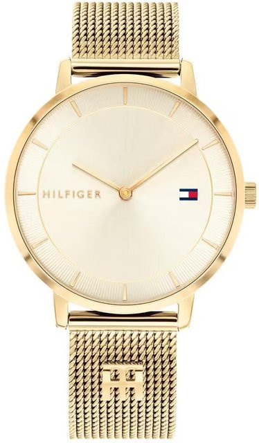Tommy Hilfiger Analoguhr, Edelstahl, Gold, Damen - Bild 1
