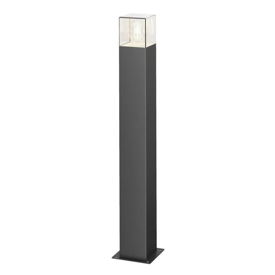 Lucande Außenleuchte Keke Modern Schwarz aus Aluminium, 1-flammig E27, IP44 für Garten und Außenbereich - Bild 2