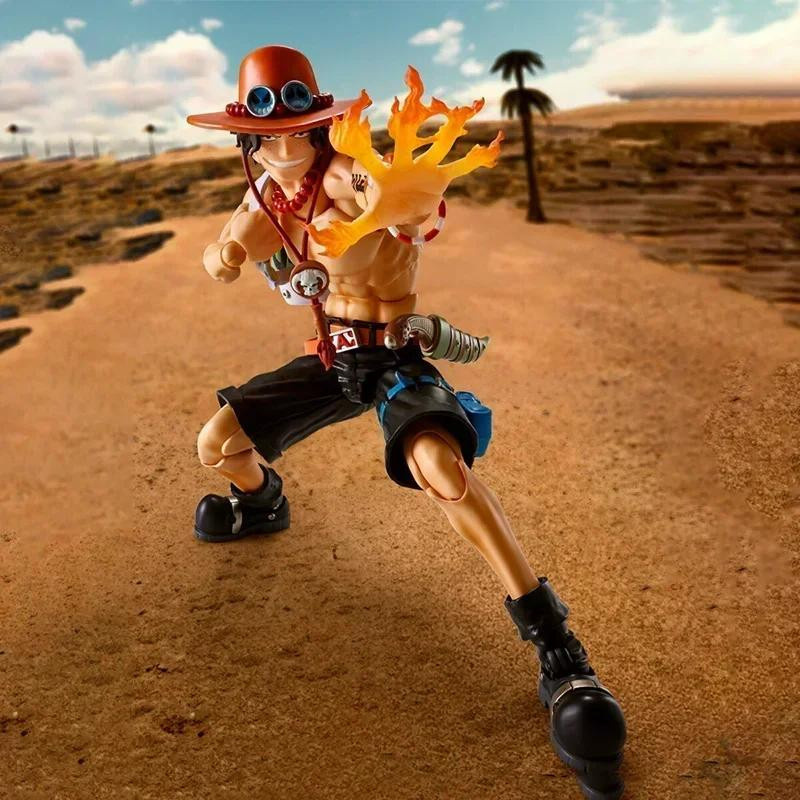 One Piece Portgas D Ace Anime Gelenkige Actionfigur PVC 18cm - Bild 2