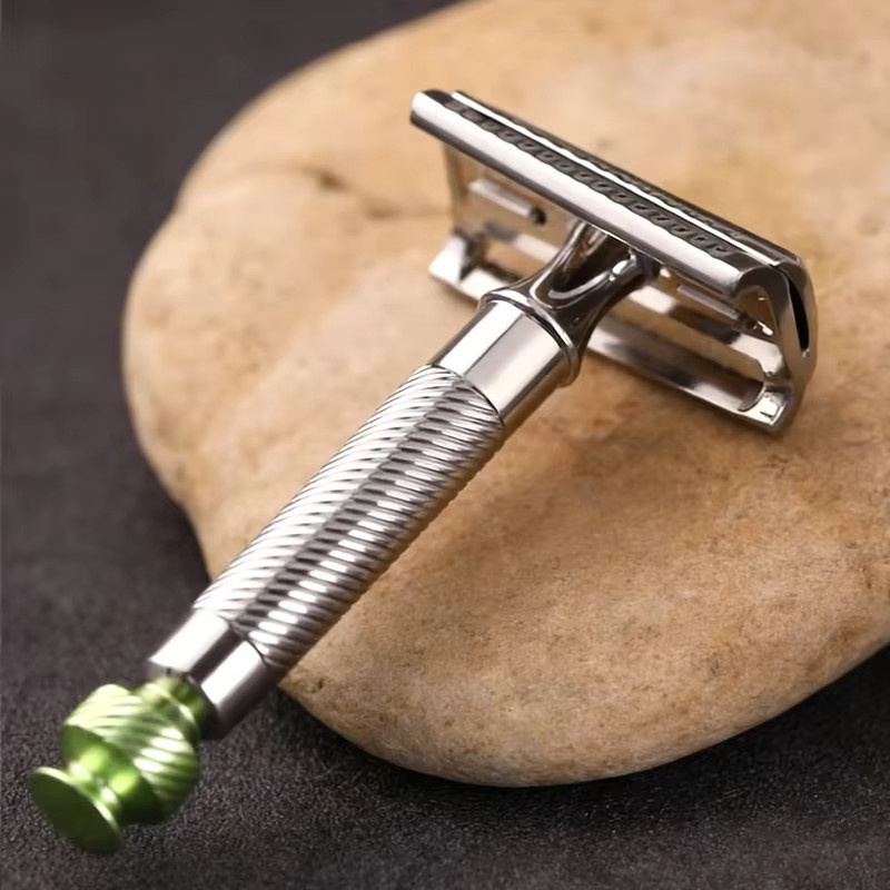 YAQI Slant 37 Edelstahl-Sicherheitsrasierer, 1,00 mm Klingenausfallung - Bild 4
