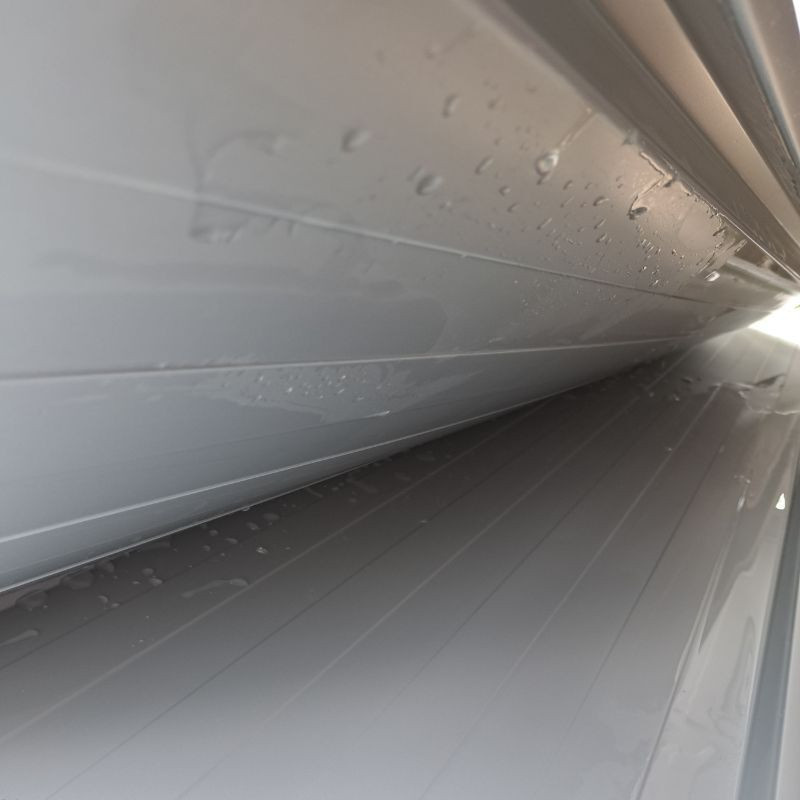 Trapezblech mit Stehfalzoptik von Friedrich von Lien AG aus Aluminium in Weißaluminium RAL 9006, Länge: 3,00 m - Bild 1